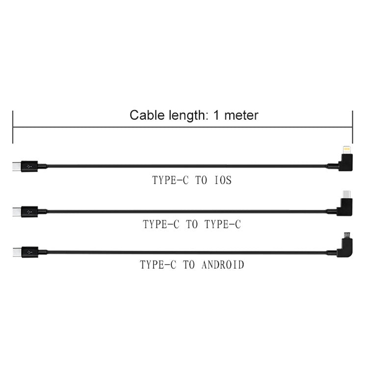 Sunnylife OP-X9208 Type-C to Type-C Cable for DJI OSMO Pocket, Length:1m - HoMEdemic™ 