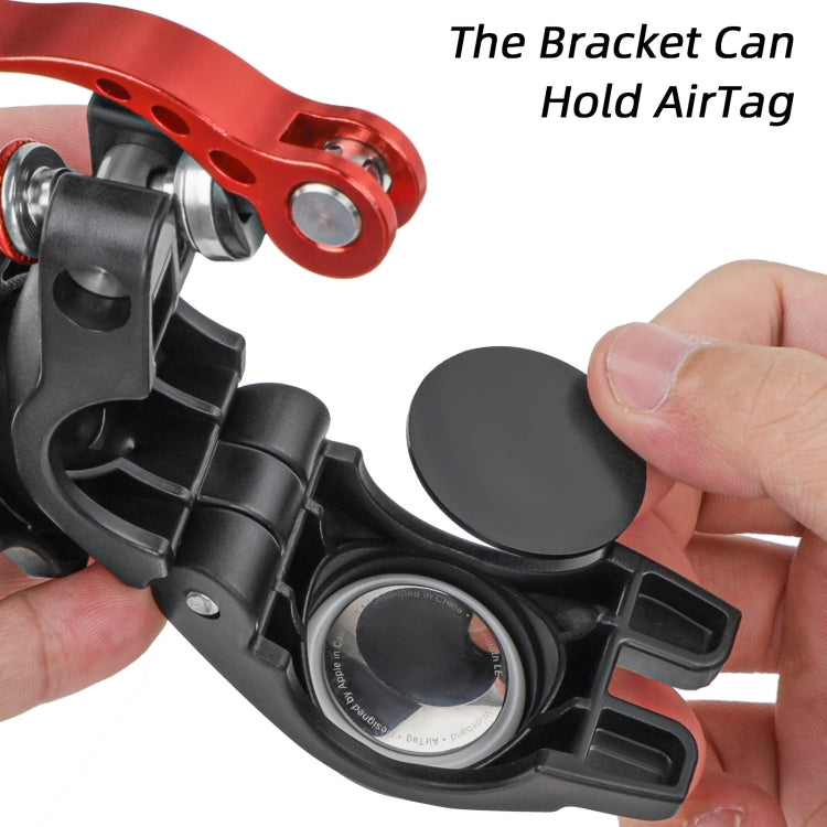 Sunnylife Sports Camera Universal Bicycle Clamp 360 Rotation 19-35mm Clip for DJI Action / Insta360 / GoPro (Black) - HoMEdemic™ 