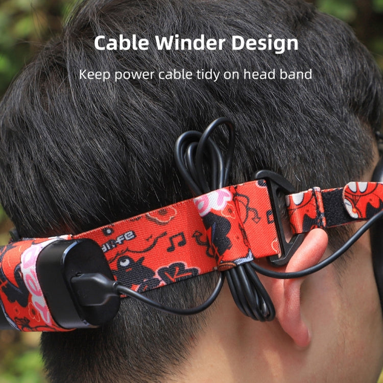 Sunnylife TD487 For DJI Avata / FPV Goggles V2 Color Headband Fixed Elastic Strap(Red) - HoMEdemic™ 