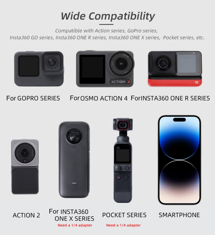 Sunnylife TD672 360 Rotation Adjustable Head Strap Vlog POV Mount Belt for GoPro, Insta360, DJI Osmo Action and Other Action Cameras (Camouflage) - HoMEdemic™ 