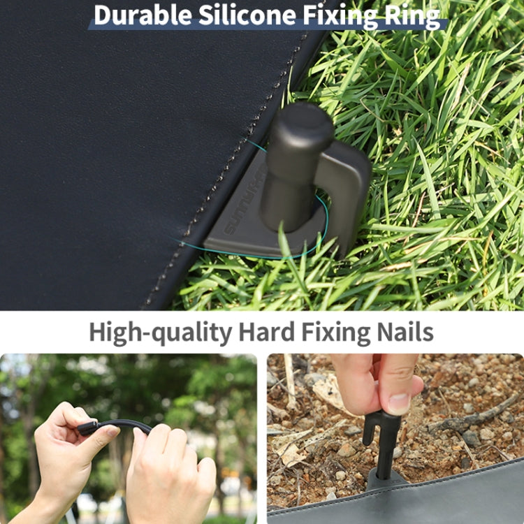 Sunnylife TJP10 110cm Hexagonal Double-Sided Folding With Ground Spikes Drone Universal Apron - HoMEdemic™ 