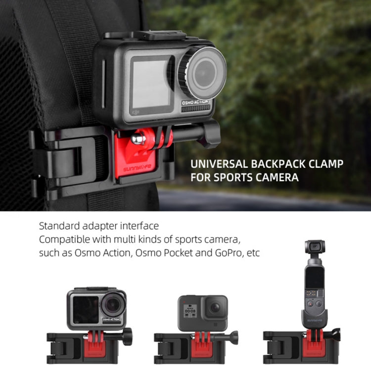 Sunnylife TY-Q9266 for Insta360 GO / DJI Osmo Action / GoPro Mount Bracket Stabilizer Backpack Clip with Screw - HoMEdemic™ 