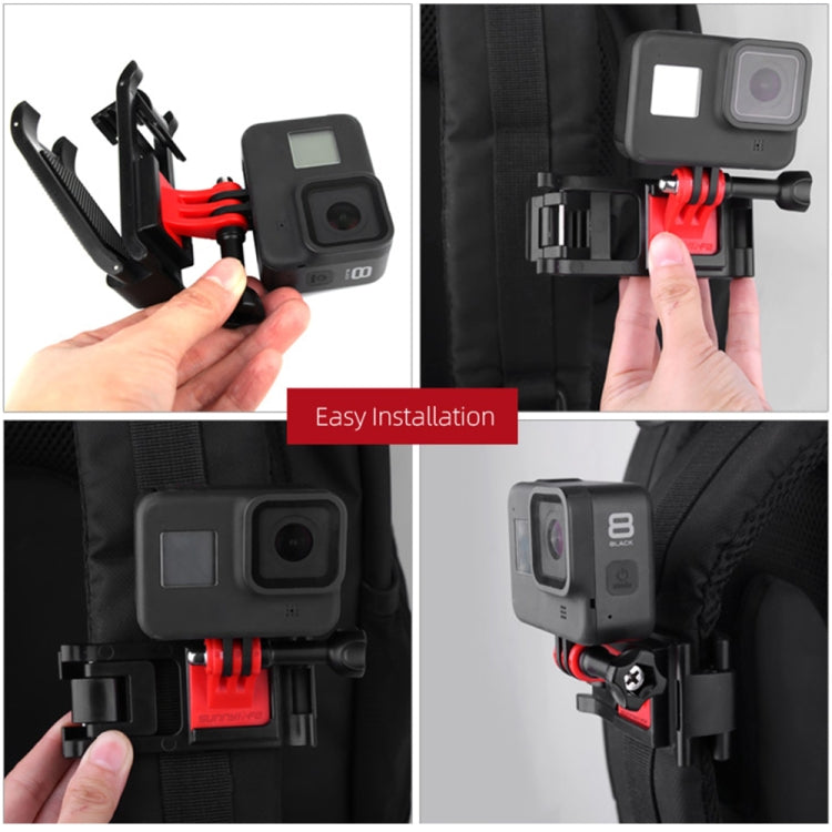 Sunnylife TY-Q9266 for Insta360 GO / DJI Osmo Action / GoPro Mount Bracket Stabilizer Backpack Clip with Screw - HoMEdemic™ 