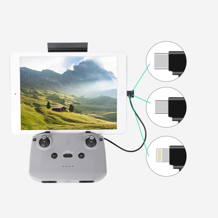 Sunnylife TY-X9304 Suitable For DJI Mavic Air 2S / DJI FPV Flight Glasses V2 / Mavic Mini2 / Osmo Pocket 2 Mobile Phone Tablet Cable 15cm Type-C to 8 Pin Cable - HoMEdemic™ 
