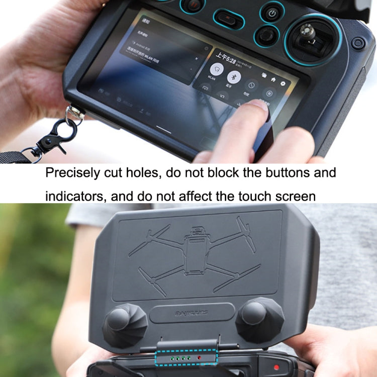 Sunnylife YK558 With Screen Remote Control Shielding Protection Cover For DJI Mini 3 / 3 Pro / Mavic 3 / RC Pro(Black) - HoMEdemic™ 