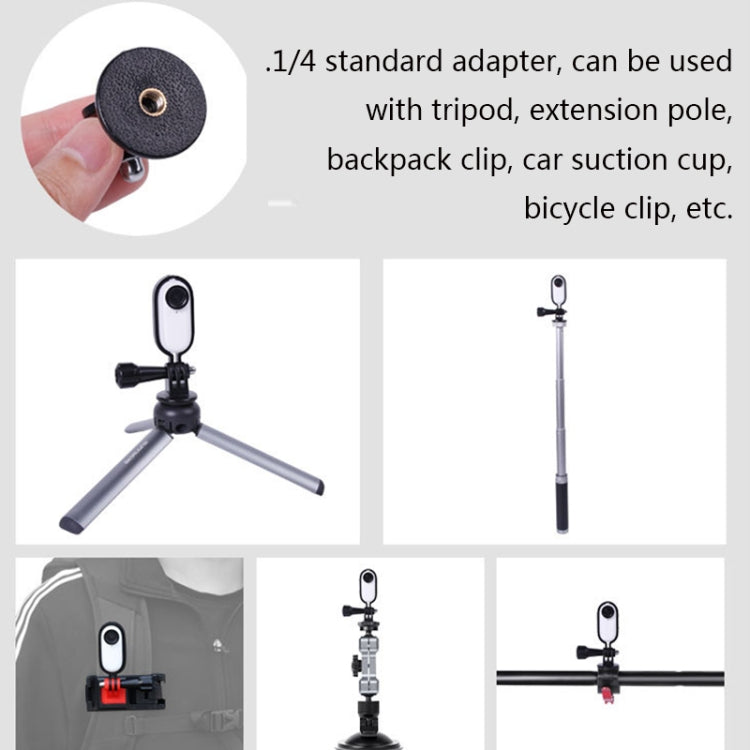 Sunnylife for Insta360 GO / DJI Osmo Action / GoPro Mount Bracket Stabilizer Aluminum Alloy Mini Tripod - HoMEdemic™ 
