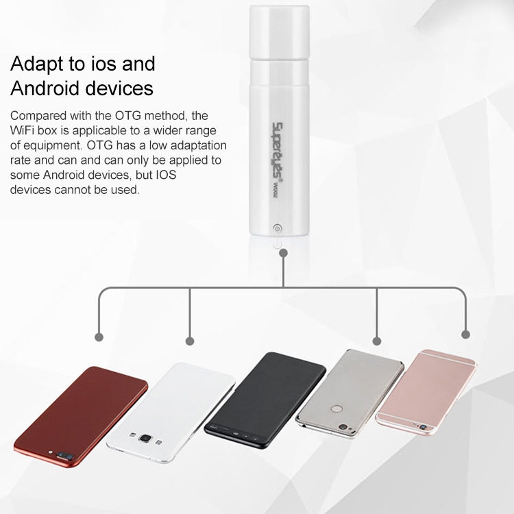 Supereyes W002 USB Digital Endoscope Mobile Phone Tablet WIFI HD Video Transmission Box - HoMEdemic™ 