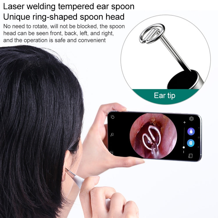 Supereyes Y009 Visual Ear Pick Acne Cleaning Microscopic Magnifying Mirror Endoscope - HoMEdemic™ 