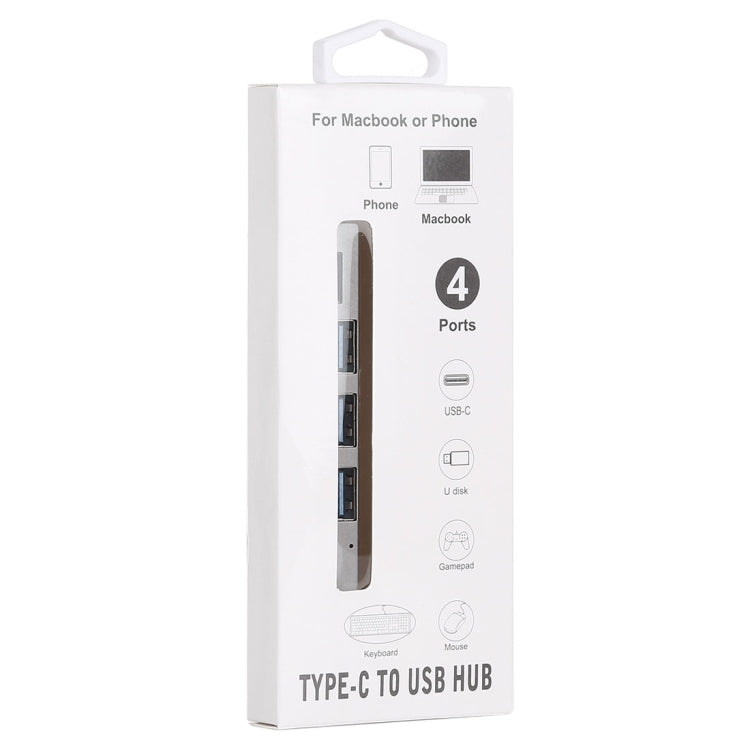 T-809B TF Card Reader + 3 x USB 3.0 Ports to USB-C / Type-C HUB Converter, Cable Length: 13cm - HoMEdemic™ 