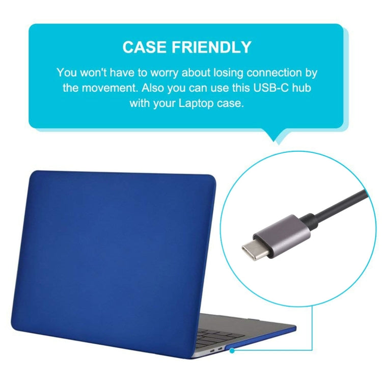T-809B TF Card Reader + 3 x USB 3.0 Ports to USB-C / Type-C HUB Converter, Cable Length: 13cm - HoMEdemic™ 