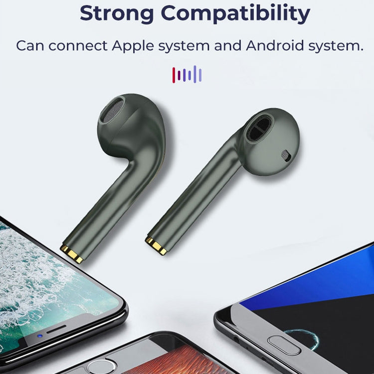 T&G J18 Bluetooth 5.1 TWS Wireless Binaural Bluetooth Earphone with Charging Box (Green) - HoMEdemic™ 