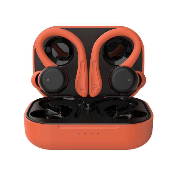 T&G T40 TWS IPX6 Waterproof Hanging Ear Wireless Bluetooth Earphones with Charging Box(Orange) - HoMEdemic™ 
