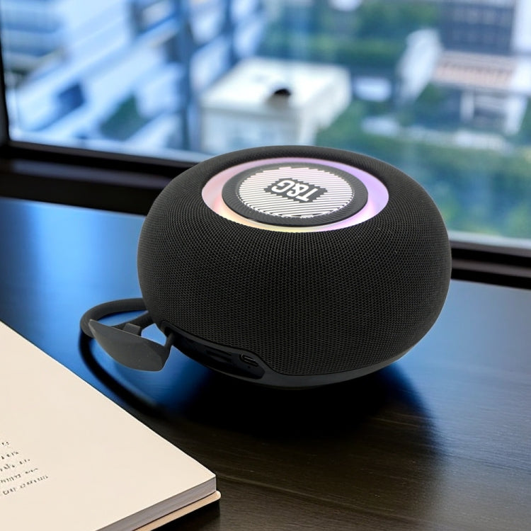 T&G TG-411 Portable Outdoor TWS Wireless Bluetooth Speaker with RGB Colorful Light(Black) - HoMEdemic™ 