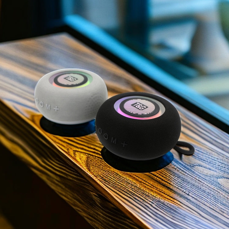 T&G TG-411 Portable Outdoor TWS Wireless Bluetooth Speaker with RGB Colorful Light(Black) - HoMEdemic™ 