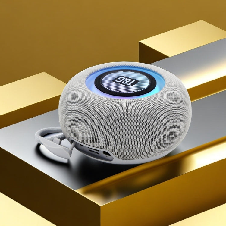T&G TG-411 Portable Outdoor TWS Wireless Bluetooth Speaker with RGB Colorful Light(Grey) - HoMEdemic™ 