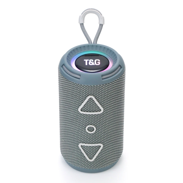 T&G TG-656 Portable Wireless 3D Stereo Subwoofer Bluetooth Speaker Support FM / LED Atmosphere Light(Grey) - HoMEdemic™ 