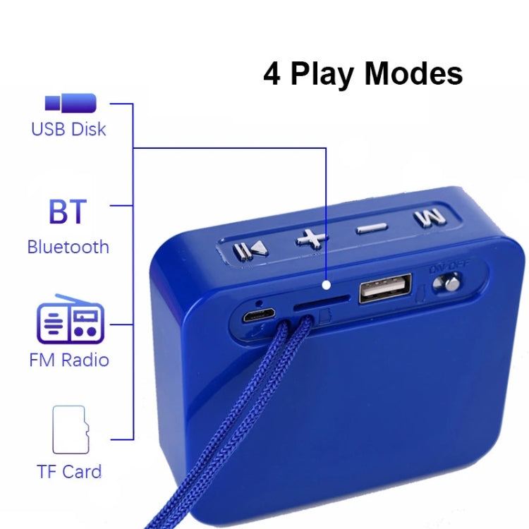 T&G TG166 Color Portable Wireless Bluetooth Small Speaker(Black) - HoMEdemic™ 