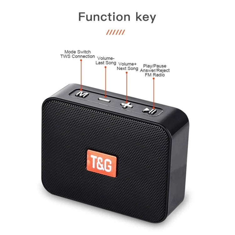T&G TG166 Color Portable Wireless Bluetooth Small Speaker(Blue) - HoMEdemic™ 