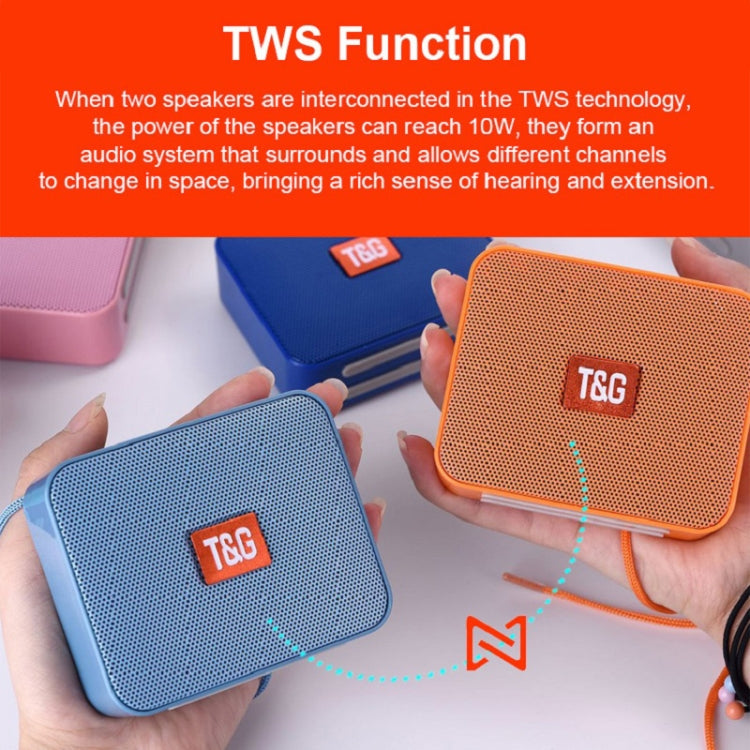 T&G TG166 Color Portable Wireless Bluetooth Small Speaker(Silver Gray) - HoMEdemic™ 