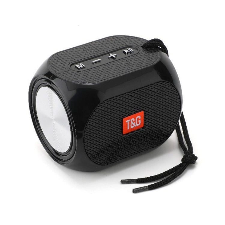 T&G TG196 TWS Subwoofer Bluetooth Speaker With Braided Cord, Support USB/AUX/TF Card/FM(Black) - HoMEdemic™ 