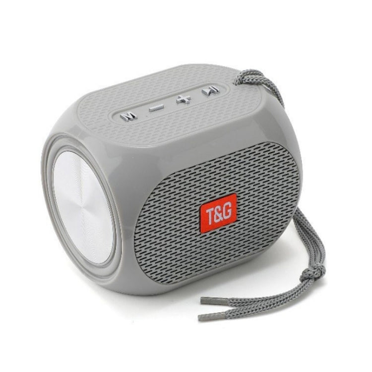 T&G TG196 TWS Subwoofer Bluetooth Speaker With Braided Cord, Support USB/AUX/TF Card/FM(Gray) - HoMEdemic™ 
