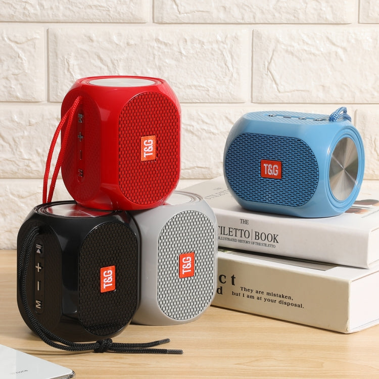 T&G TG196 TWS Subwoofer Bluetooth Speaker With Braided Cord, Support USB/AUX/TF Card/FM(Gray) - HoMEdemic™ 