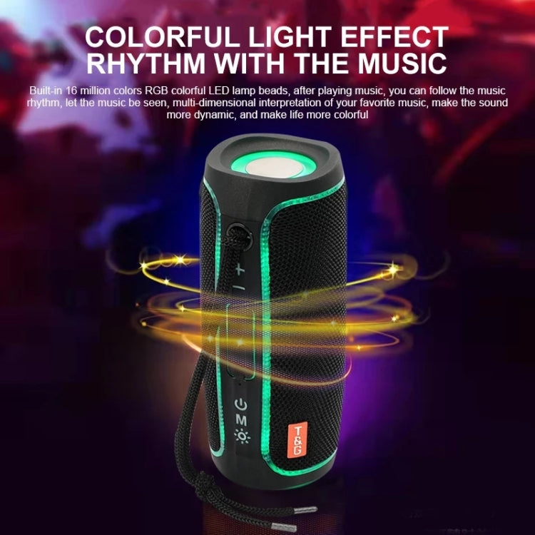 T&G TG288 TWS Portable LED Light Bluetooth Speaker(Blue) - HoMEdemic™ 