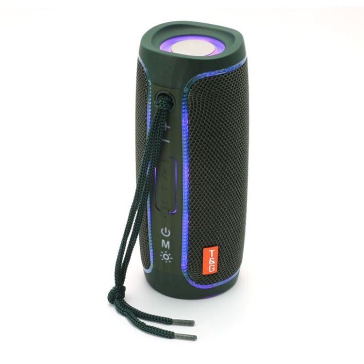 T&G TG288 TWS Portable LED Light Bluetooth Speaker(Green) - HoMEdemic™ 