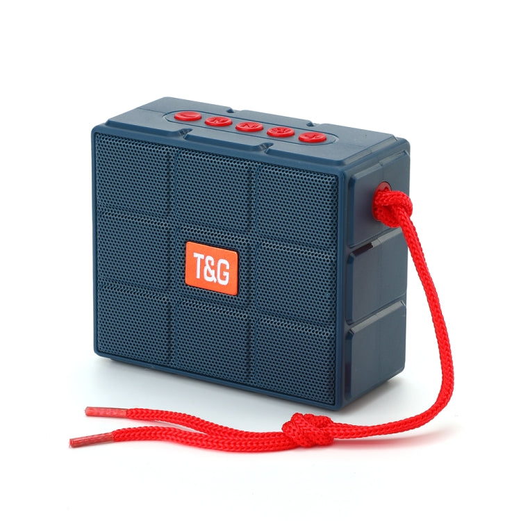 T&G TG311 LED Flashlight Portable Bluetooth Speaker, Support TF Card / FM / 3.5mm AUX / U Disk(Blue) - HoMEdemic™ 