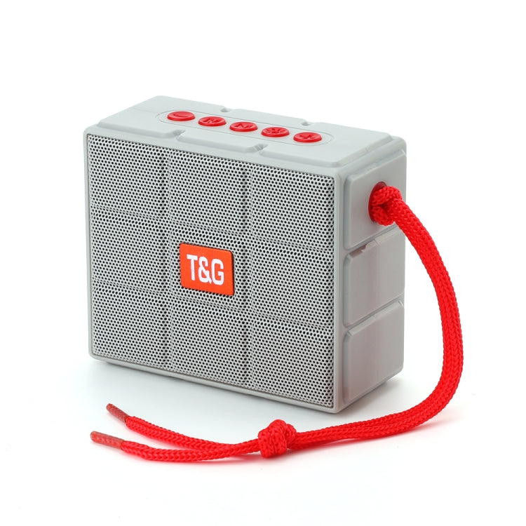 T&G TG311 LED Flashlight Portable Bluetooth Speaker, Support TF Card / FM / 3.5mm AUX / U Disk(Gray) - HoMEdemic™ 