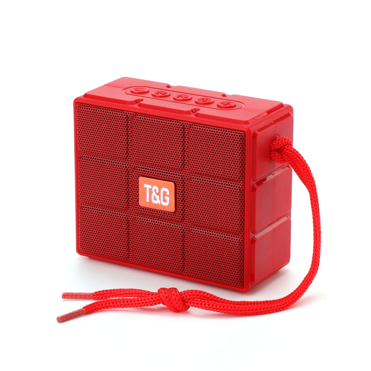 T&G TG311 LED Flashlight Portable Bluetooth Speaker, Support TF Card / FM / 3.5mm AUX / U Disk(Red) - HoMEdemic™ 