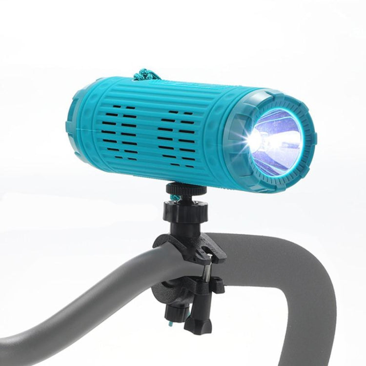 T&G TG312 LED Outdoor Portable Multifunctional Wireless Bluetooth Speaker(Peacock Blue) - HoMEdemic™ 