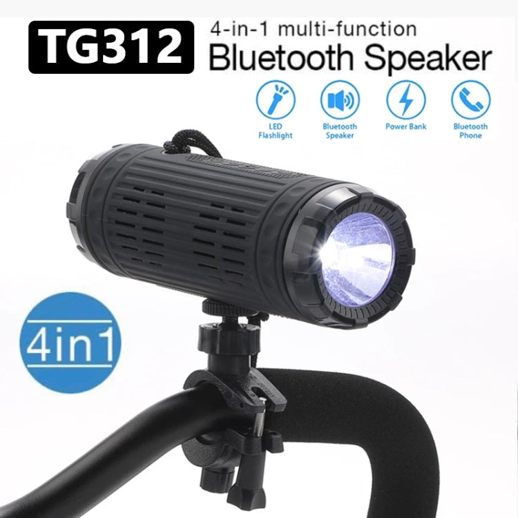 T&G TG312 LED Outdoor Portable Multifunctional Wireless Bluetooth Speaker(Peacock Blue) - HoMEdemic™ 