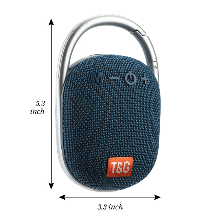T&G TG321 TWS Portable Wireless Outdoor Mini Speaker with LED Light(Blue) - HoMEdemic™ 