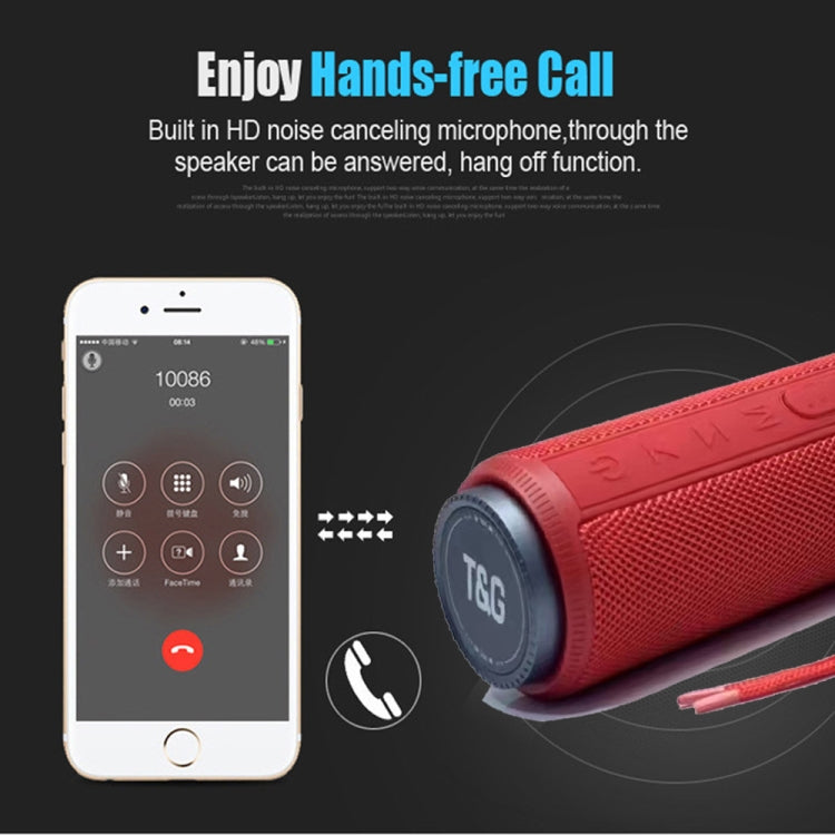 T&G TG332 10W HIFI Stereo Waterproof Portable Bluetooth Speaker(Green) - HoMEdemic™ 