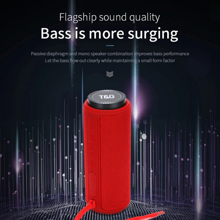 T&G TG332 10W HIFI Stereo Waterproof Portable Bluetooth Speaker(Red) - HoMEdemic™ 
