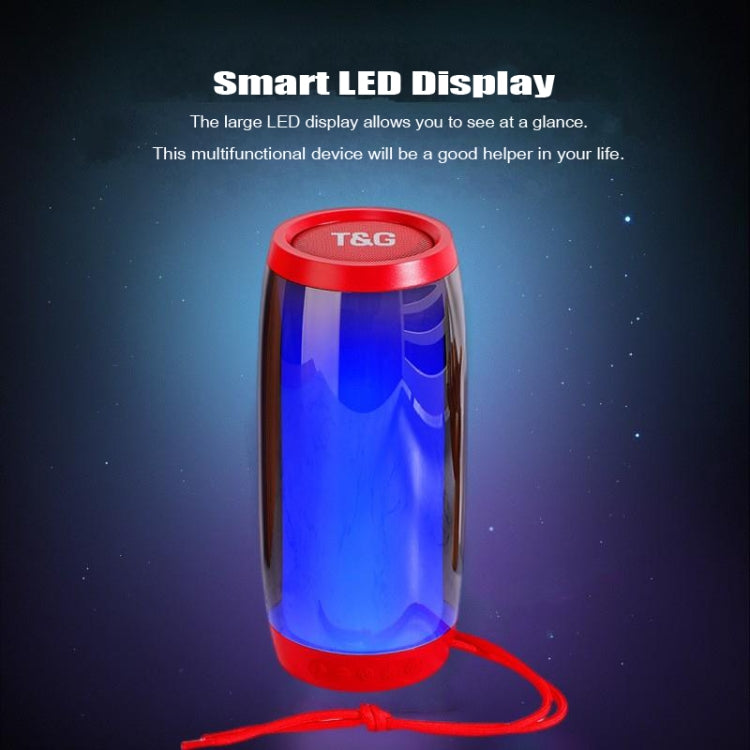 T&G TG335 1800mAh Portable Color LED Wireless Bluetooth Speaker(Blue) - HoMEdemic™ 