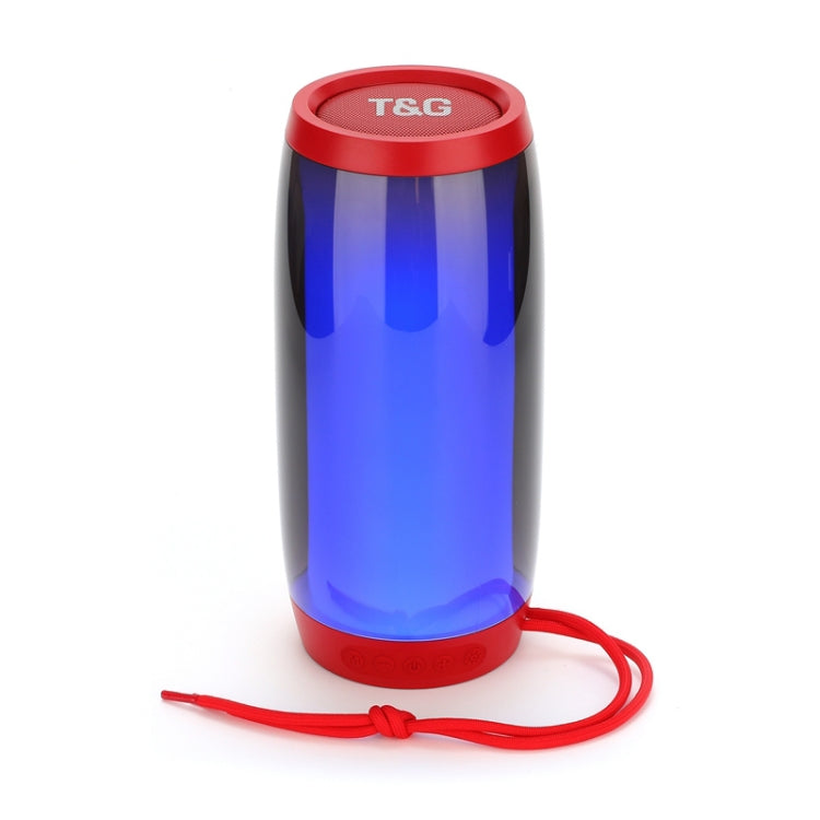 T&G TG335 1800mAh Portable Color LED Wireless Bluetooth Speaker(Red) - HoMEdemic™ 
