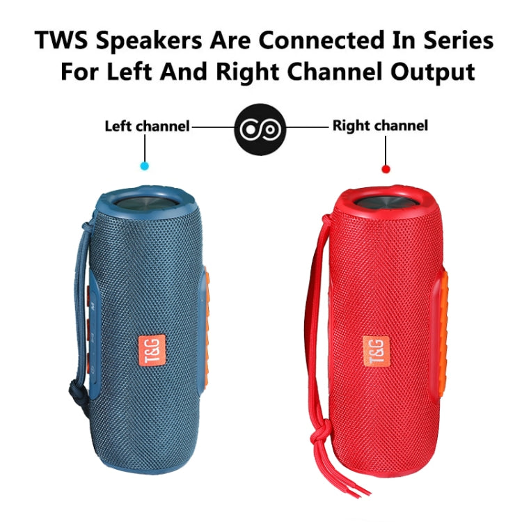 T&G TG341 TWS Portable Wireless Bluetooth HiFi Speaker(Red) - HoMEdemic™ 