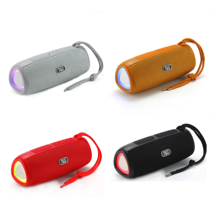 T&G TG344 Portable LED Light TWS Wireless Bluetooth Speaker(Red) - HoMEdemic™ 