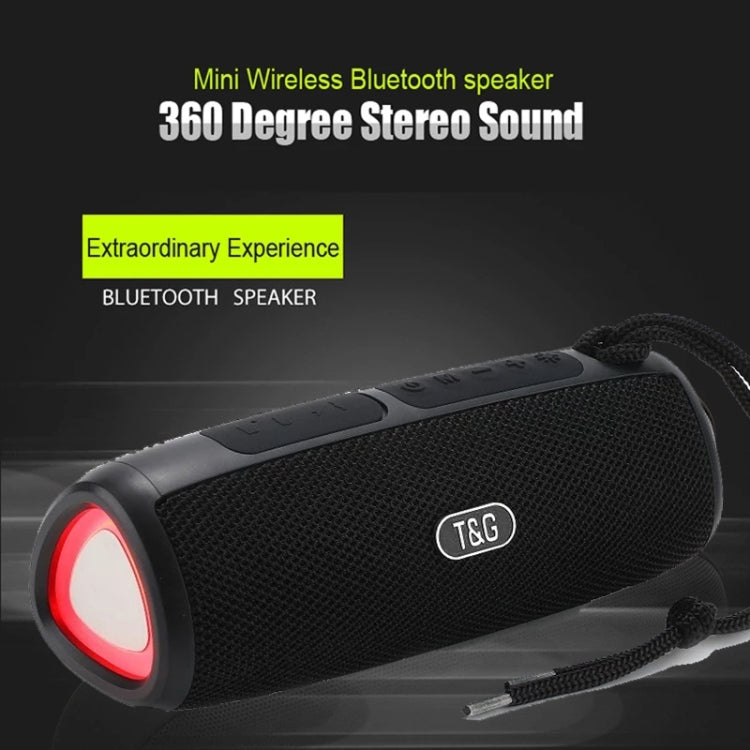 T&G TG344 Portable LED Light TWS Wireless Bluetooth Speaker(Red) - HoMEdemic™ 
