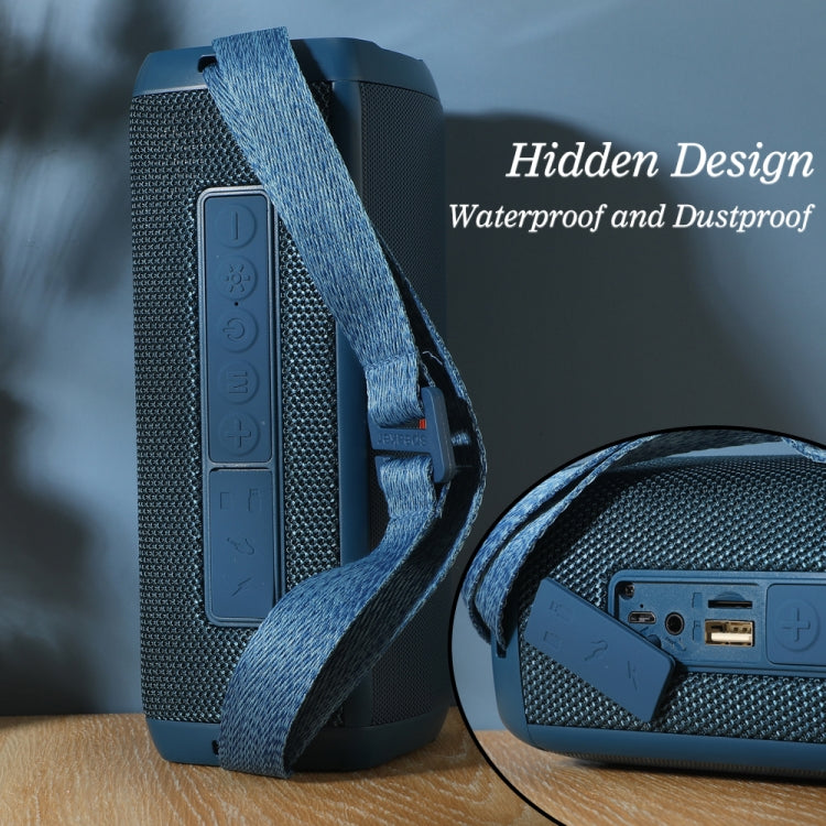 T&G TG345 Portable Outdoor Color LED Wireless Bluetooth Speaker(Blue) - HoMEdemic™ 