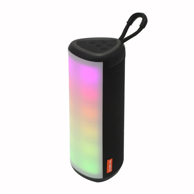 T&G TG357 Portable Wireless Bluetooth Speaker Outdoor Subwoofer with RGB Colorful Light & TWS(Black) - HoMEdemic™ 