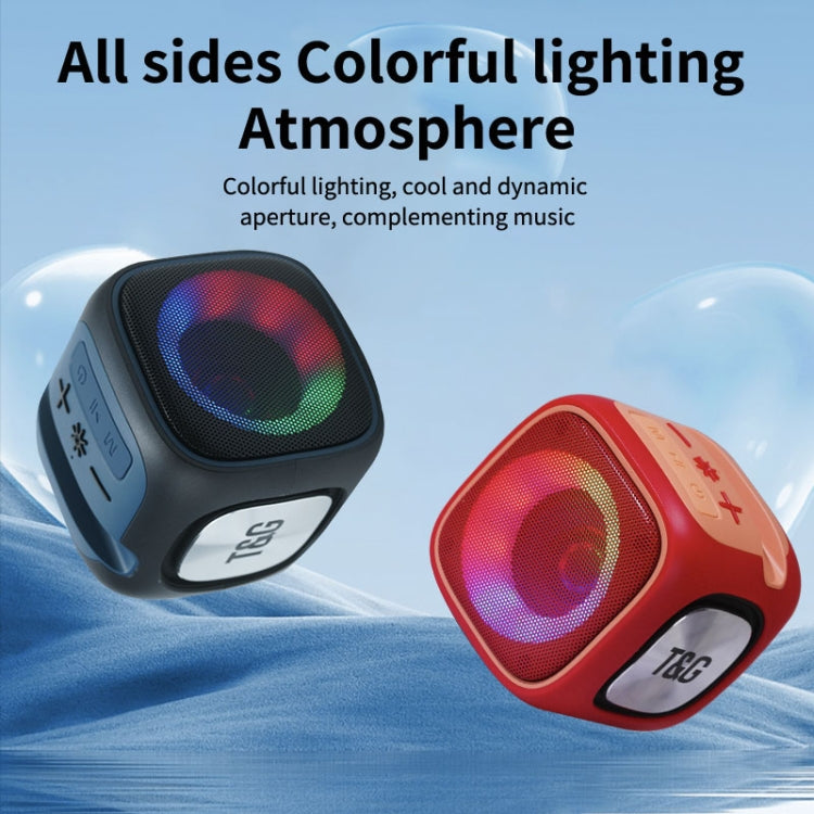 T&G TG359 Portable Outdoor LED Wireless Bluetooth Speaker(Blue) - HoMEdemic™ 