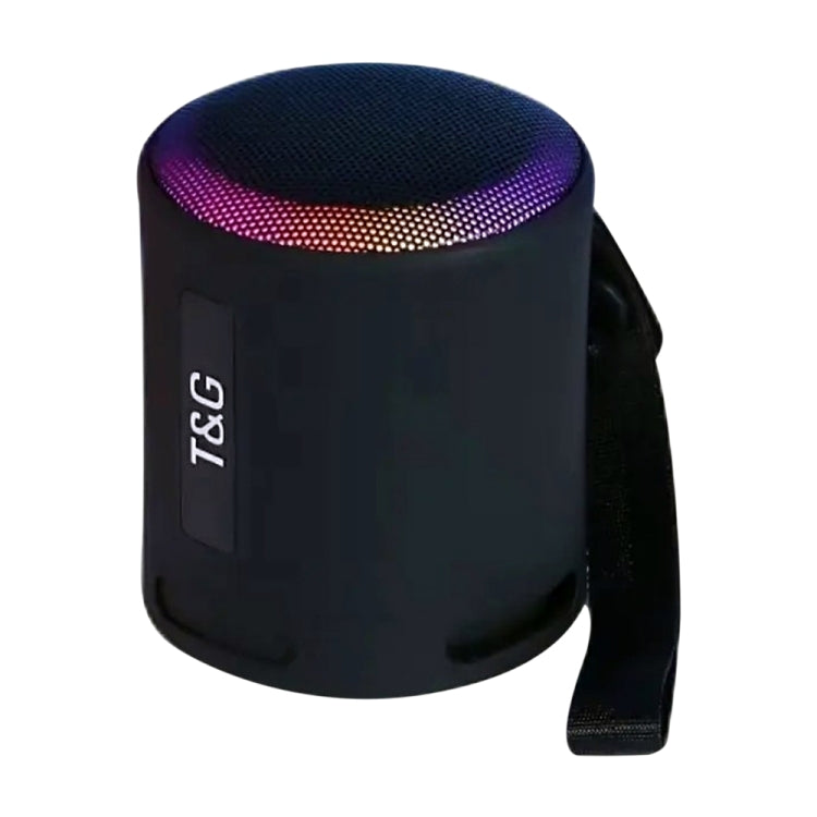 T&G TG373 Outdoor Portable LED Light RGB Multicolor Wireless Bluetooth Speaker Subwoofer(Black) - HoMEdemic™ 