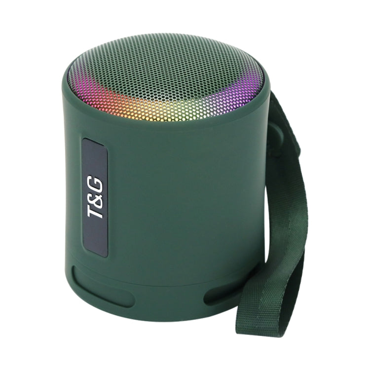 T&G TG373 Outdoor Portable LED Light RGB Multicolor Wireless Bluetooth Speaker Subwoofer(Green) - HoMEdemic™ 