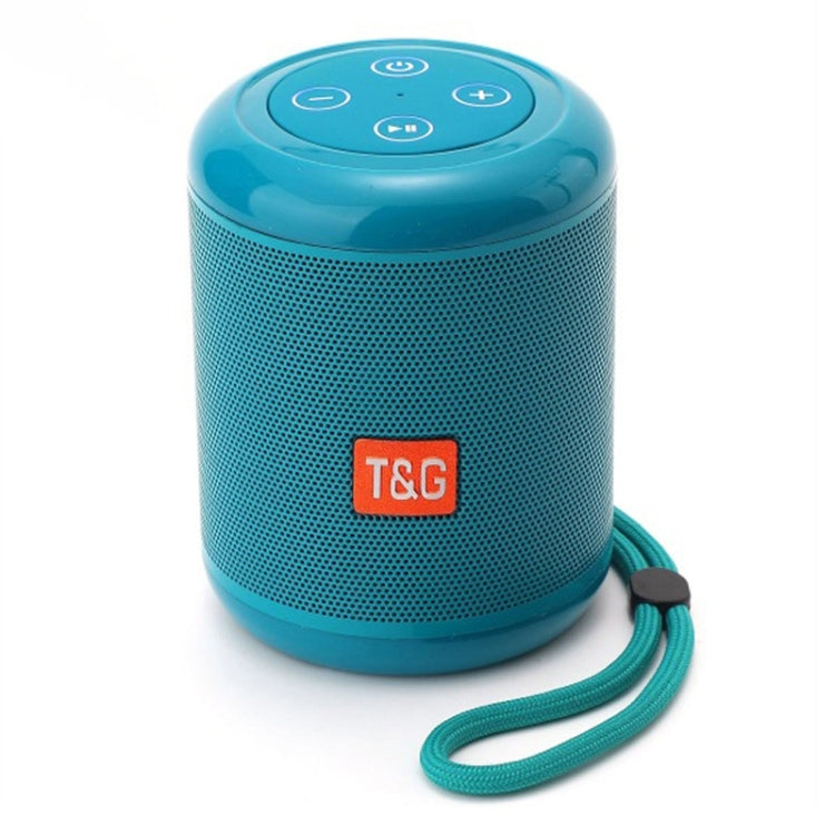 T&G TG519 TWS HiFi Portable Bluetooth Speaker Subwoofer Outdoor Wireless Column Speakers Support TF Card / FM / 3.5mm AUX / U Disk / Hands-free Call(Peacock Blue) - HoMEdemic™ 