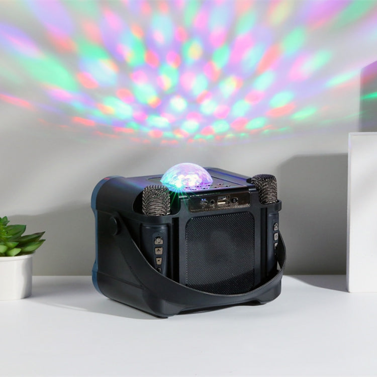 T&G TG543 Colorful Integrated Handheld Karaoke Wireless Bluetooth Speaker(Blue) - HoMEdemic™ 