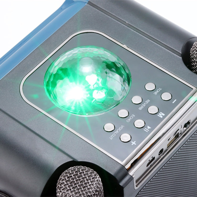 T&G TG543 Colorful Integrated Handheld Karaoke Wireless Bluetooth Speaker(Grey) - HoMEdemic™ 