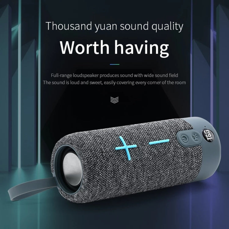 T&G TG619 Portable Bluetooth Wireless Speaker Waterproof Outdoor Bass Subwoofer Support AUX TF USB(Gray) - HoMEdemic™ 